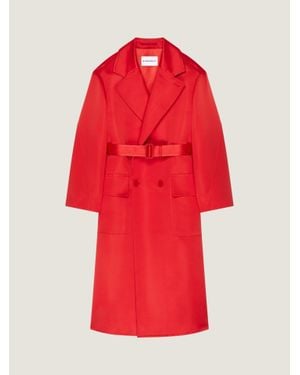 Givenchy Couture Seam Coat - Red