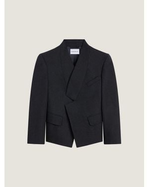 Givenchy Reverse Lapel Jacket - Blue