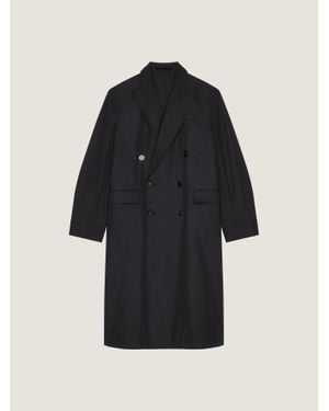 Givenchy Couture Seam Double-Breasted Coat - Black