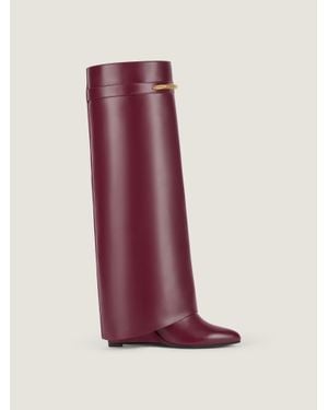 Givenchy Shark Pinch Boots - Purple