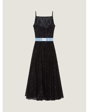 Givenchy Sliced Evening Dress - Black