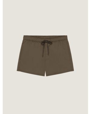 Givenchy Swim Shorts With Paris Embroidery - Natural