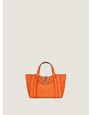 Givenchy Borsa The Snatch piccola in pelle fiore - Arancione