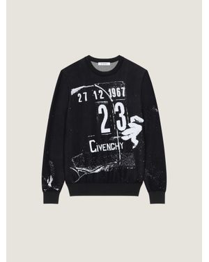 Givenchy Knitted Jumper With Clapperboard Jacquard - Blue