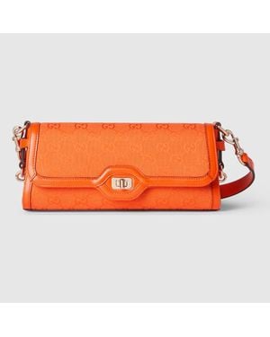 Gucci Luce Small Shoulder Bag - Orange