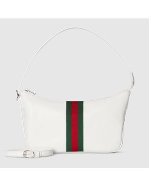 Gucci Lunetta Small Crossbody Bag - White