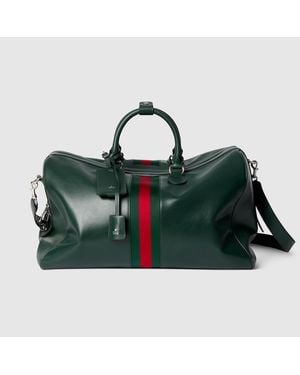 Gucci Web Trademark Medium Duffle Bag - Green