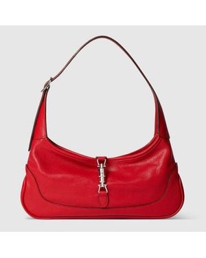 Gucci Jackie Slim Medium Shoulder Bag - Red