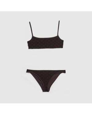 Gucci Gg Stretch Jersey Bikini, Ready-To-Wear - Black