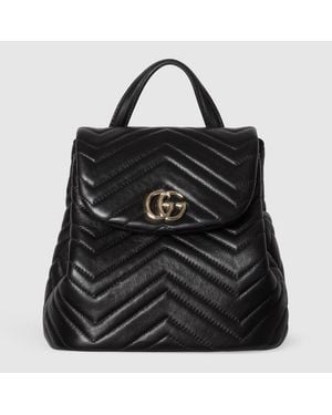 Gucci Mini Zaino Gg Marmont - Nero