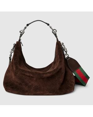 Gucci Brera Medium Crossbody Bag - Brown