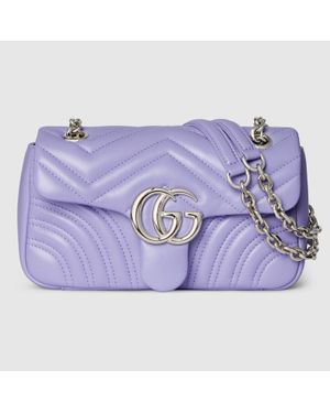 Gucci Gg Marmont Small Shoulder Bag - Purple