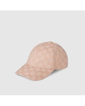 Gucci Baseballkappe Aus Gg Canvas, Größe - Pink