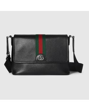 Gucci Mittelgroße Ophidia Messengertasche - Schwarz