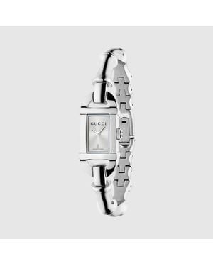 Gucci Orologio Bamboo, 22X17Mm - Bianco