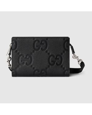 Gucci Borsa Jumbo Gg Misura Piccola - Nero