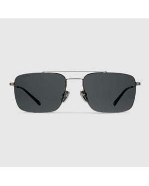 Gucci Specialized-Fit Navigator Sunglasses - Black
