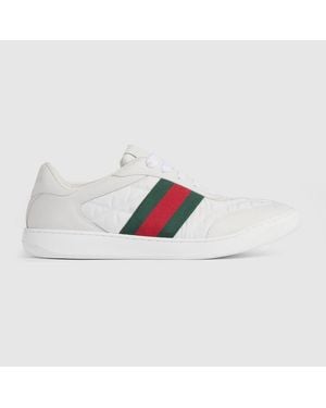 Gucci Screener Trainer, Uk - White