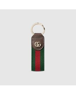 Gucci Ophidia Keychain, Metal - White