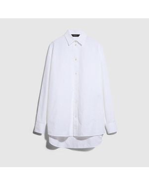 Gucci Gg Cotton Poplin Damier Shirt - White