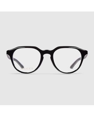Gucci Round Optical Frame - Black