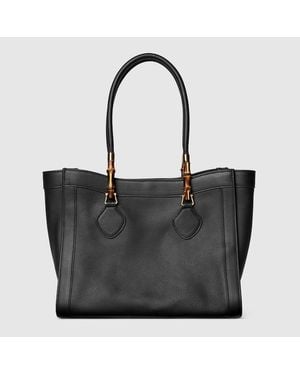 Gucci Bamboo Tote Medium Bag - Black