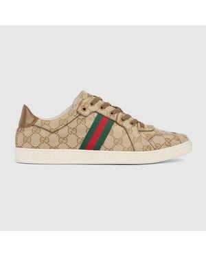 Gucci Stretch Low-Top Trainer - Natural