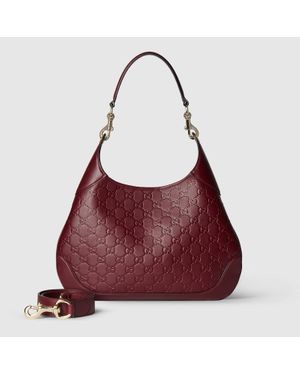 Gucci B Medium Shoulder Bag - Purple