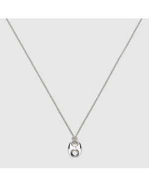 Gucci Marina Chain Long Pendant Necklace - Metallic
