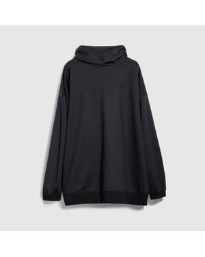 Gucci Silk Jersey Sweatshirt With Embroidery - Black