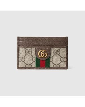 Gucci Ophidia Card Case - Brown