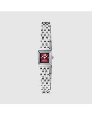 Gucci Montre G-Frame, 14 X 18 Mm - Blanc