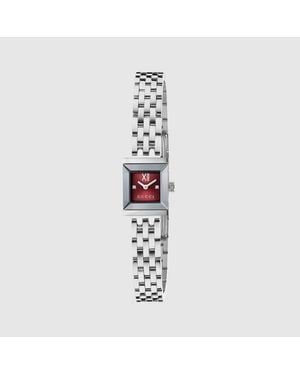Gucci G-Frame-Uhr, 14X18 Mm - Weiß