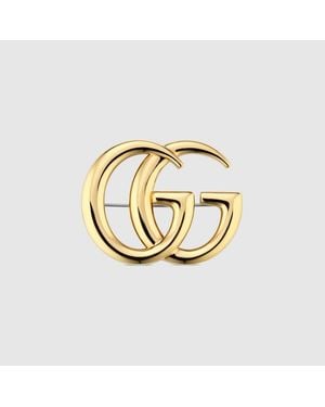 Gucci Broche Gg Marmont - Metálico