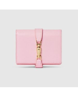 Gucci Mittelgroße Jackie Brieftasche - Pink