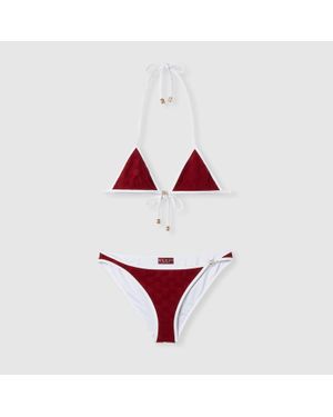 Gucci Bikini Aus Gg Frottee, Grösse