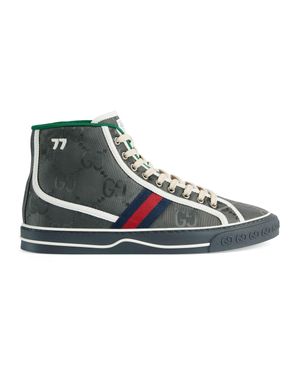 Black gucci shoes high top deals