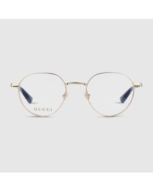 Gucci Round Optical Frame - Metallic