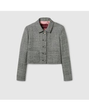 Gucci Wool Grisaille Jacket - Grey