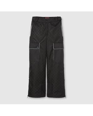 Gucci Gg Technical Fabric Jacquard Pant, Ready-To-Wear - Black