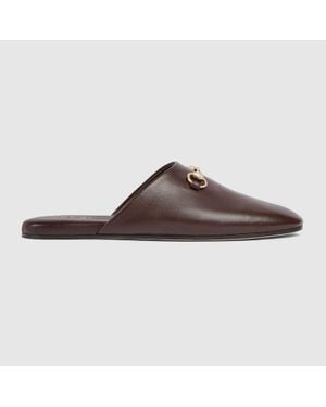 Gucci Sabot Donna Con Morsetto, Taglia - Marrone