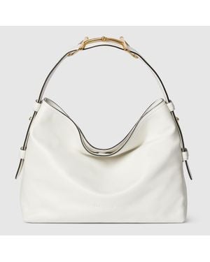 Gucci Beatrix Medium Tote Bag, Leather - White