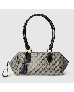 Gucci Sac Boston Starlet Moyen Format - Grau