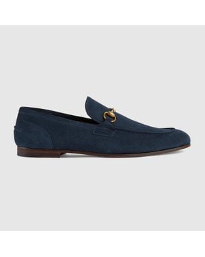 Gucci Jordaan Loafer, Suede - Blue