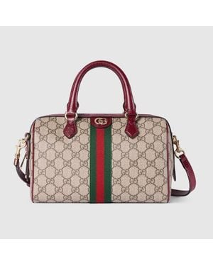 Gucci Bolso Boston Ophidia Tamaño Mediano - Rosa