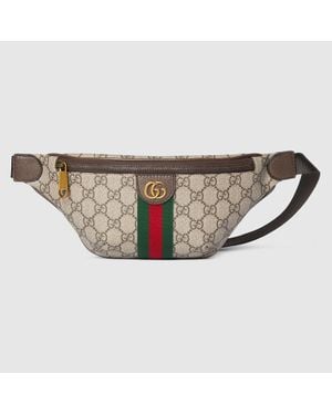 Gucci Kleine Ophidia Gürteltasche, Grösse 100 - Natur