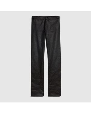 Gucci Washed Cotton Denim Trousers, Size 52 It, Ready-To-Wear - Black