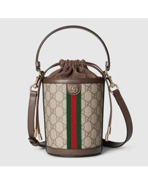 Gucci Ophidia Mini Bucket Bag - Natural