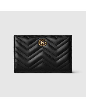 Gucci Portafoglio Gg Marmont - Nero