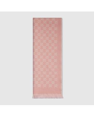 Gucci Sciarpa Reversibile - Rosa